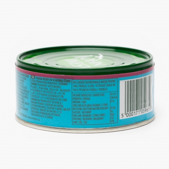 Ton bucăți în suc natural 145g