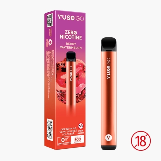 Țigară Electronică Berry Watermelon 0mg/ml, fără nicotină, 500 Puff