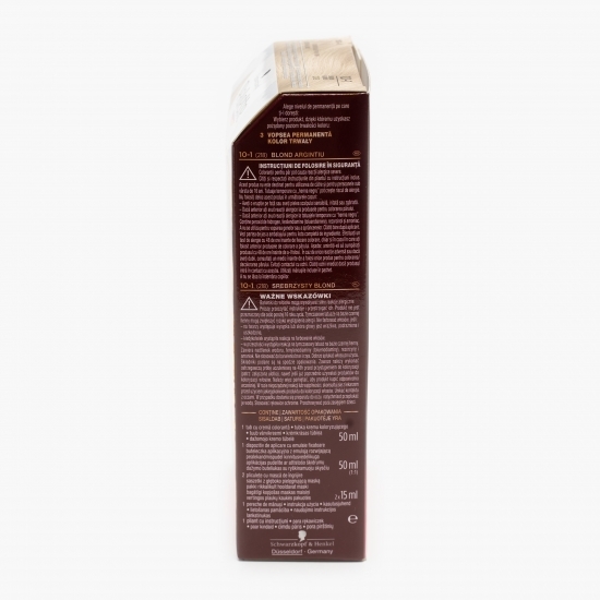 Vopsea de păr permanentă Deluxe Oil-Care Color, 218 silver blond, 135ml