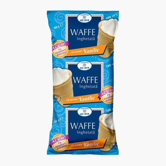 Înghețată vafă de vanilie, 0.1l