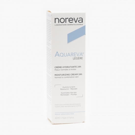 Cremă hidratantă cu textură ușoară Aquareva 24H 40ml