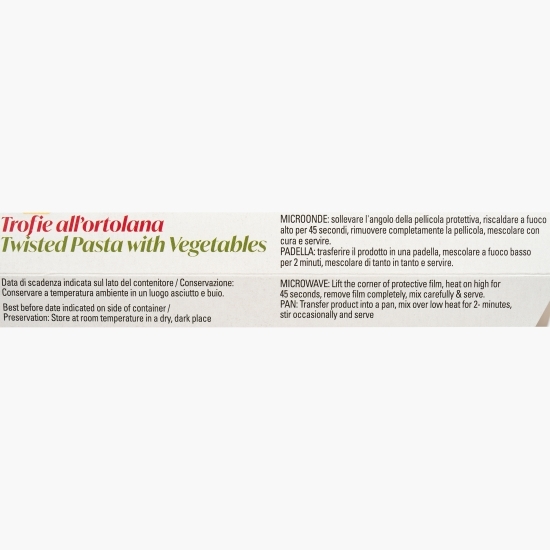 Paste Trofie cu legume 250g