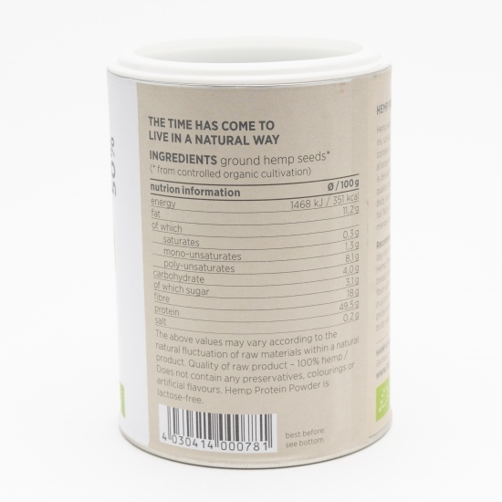 Pulbere de cânepă eco cu 50% proteină 150g