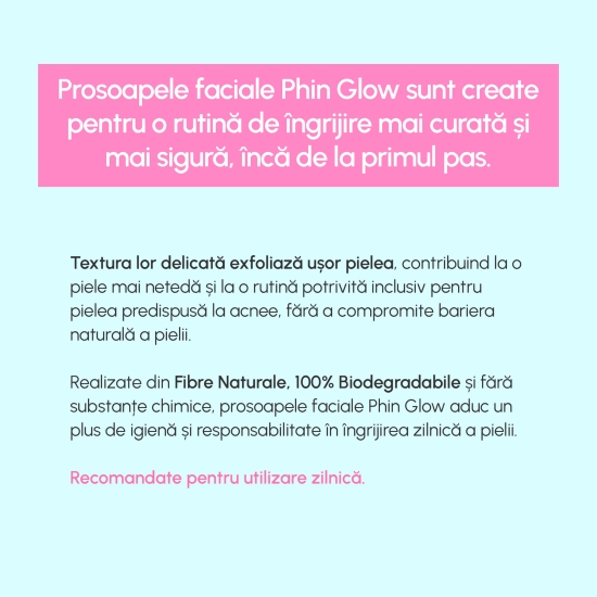 Prosoape faciale XL, 50 buc