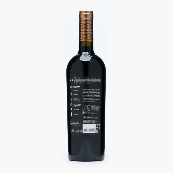 Vin roșu sec Saperavi, 13.5%, 0.75l