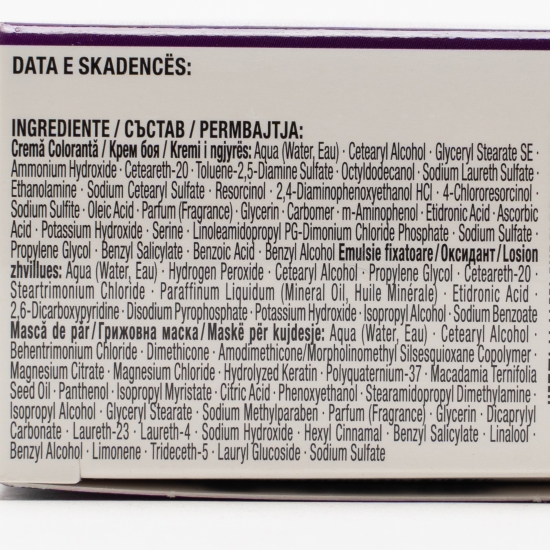 Vopsea de păr permanentă Intensive Color Cream N1 negru 110 ml