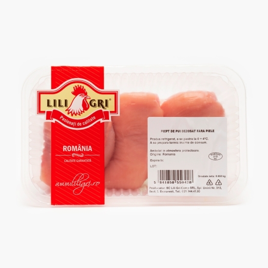 Piept de pui dezosat, fără piele 650g