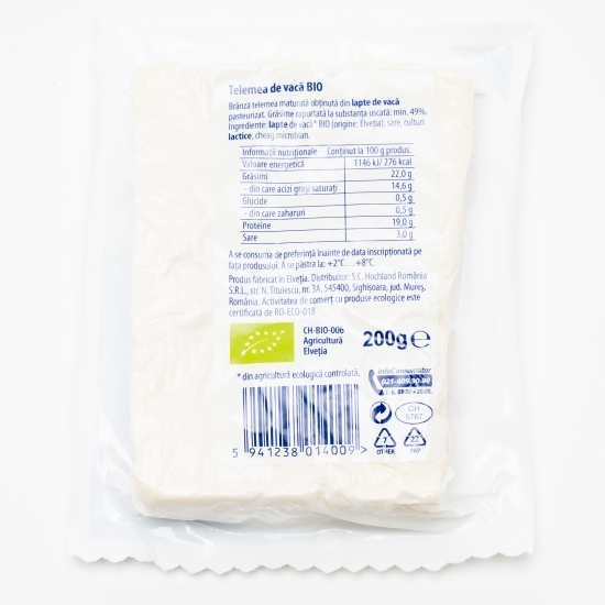Telemea de vacă eco 200g