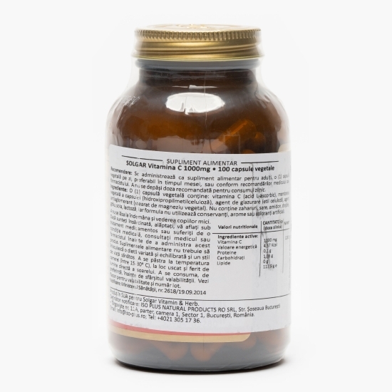 Vitamina C 1000mg 100 capsule vegetale