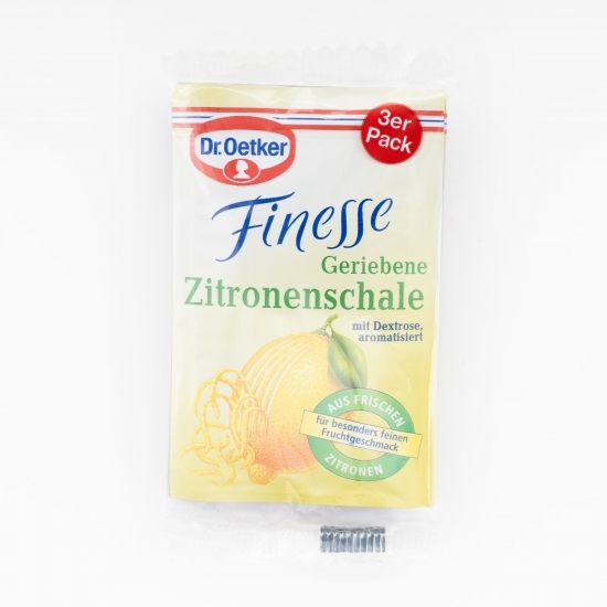 Coajă rasă de lămâie Finesse 3x2g