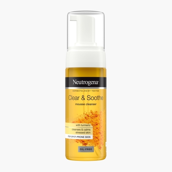 Spumă de curățare pentru ten Clear & Soothe 150ml