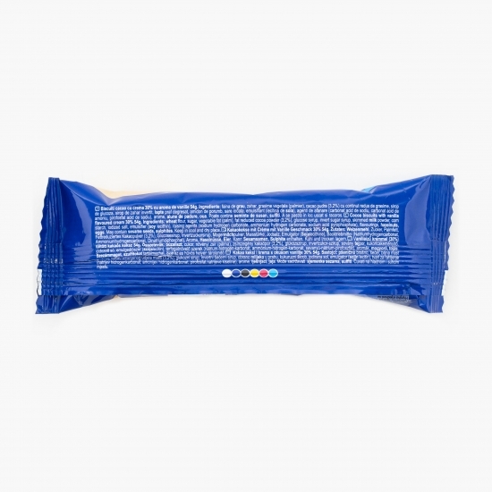 Biscuiți cacao cu cremă de vanilie 54g