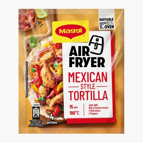 Amestec condimente pentru pui în stil mexican la air fryer Mexican Style Tortilla 27g