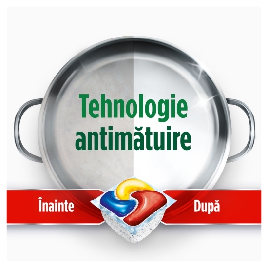 Detergent automat capsule pentru mașina de spălat vase Platinum Plus Anti-Dull, 38 spălări