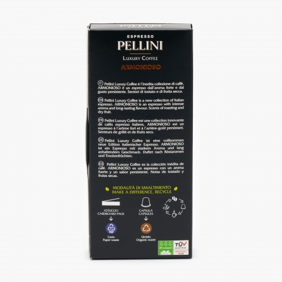 Capsule cafea, Espresso Armonioso, 10 băuturi, 50g