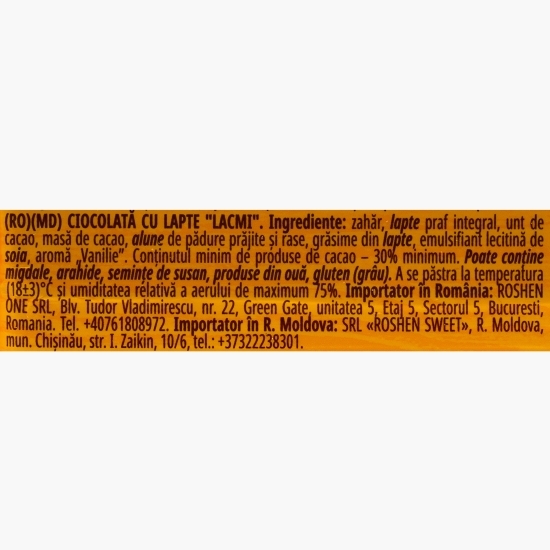 Ciocolată cu lapte Lacmi 90g
