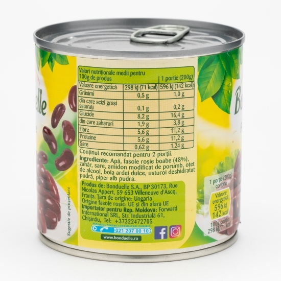 Fasole roșie boabe 400g