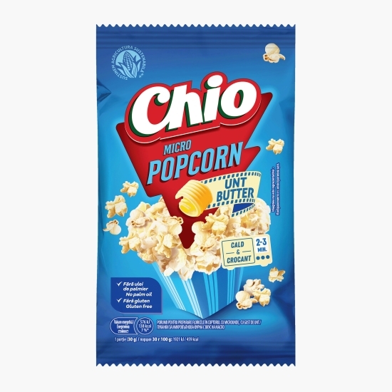 Popcorn microunde cu gust de unt 80g