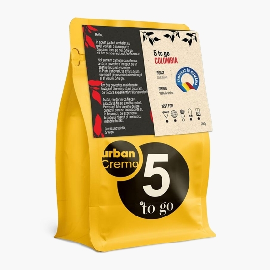 Columbia 200g, cafea boabe prăjită