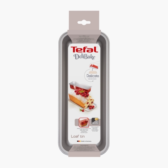 Tavă formă de copt Delibake, 30cm, înveliș antiaderent, roșu/argintiu