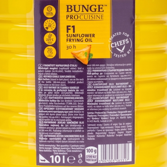 Ulei de floarea-soarelui pentru prăjit 10l