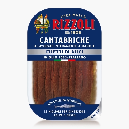 File de anșoa în ulei 100% italian Cantabriche 70g