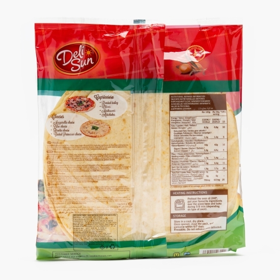 Blat pizza subțire și crocant, 4 buc, 320g