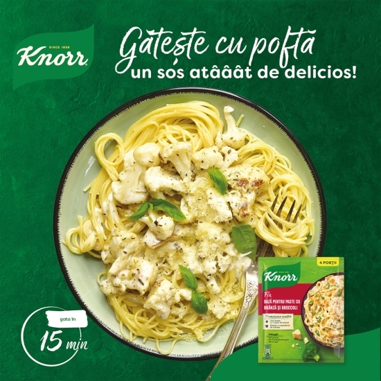 Fix bază pentru paste cu brânză și broccoli 39g