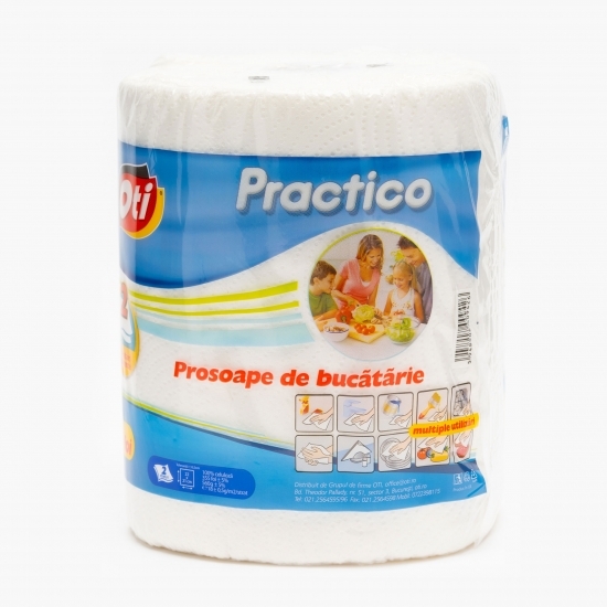 Monorolă prosoape de bucătărie Practico 2 straturi, 355 foi