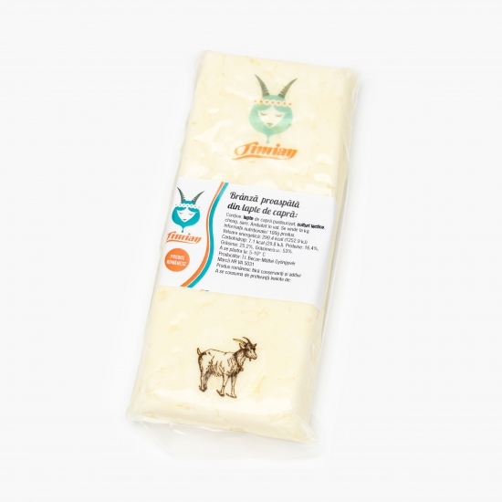 Brânză proaspătă din lapte de capră simplă 160g