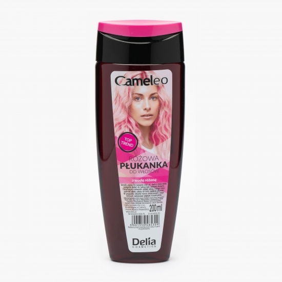 Loțiune de clătire a părului cu efect roz 200ml