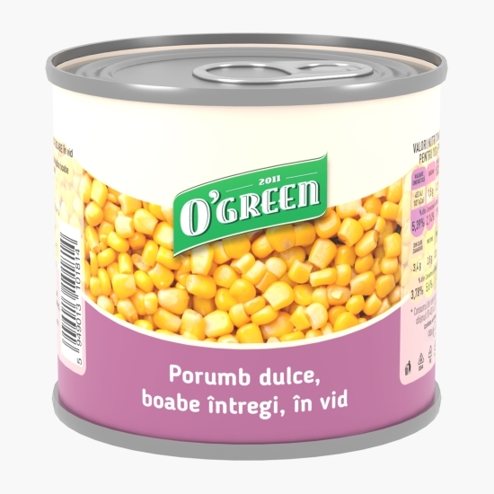 Porumb dulce, boabe întregi 170g