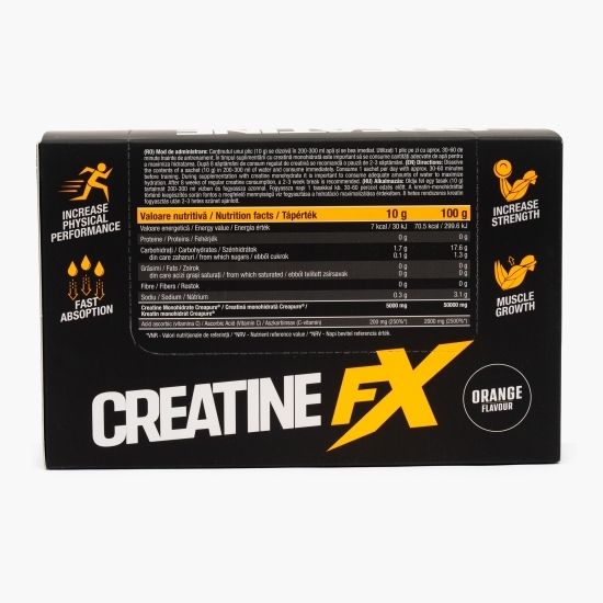 Supliment alimentar efervescent cu creatină monohidrată Creative FX, 25x10g