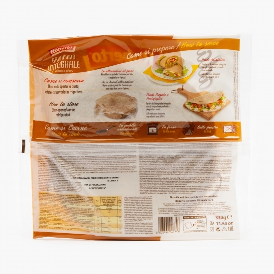 Lipii piadină integrală 330g