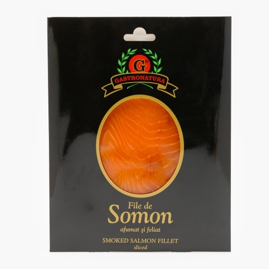 File de somon afumat și feliat 50g