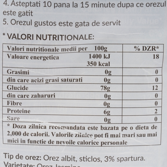Orez Jasmine 1kg