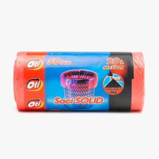 Saci menajeri Solid 20l 50 buc