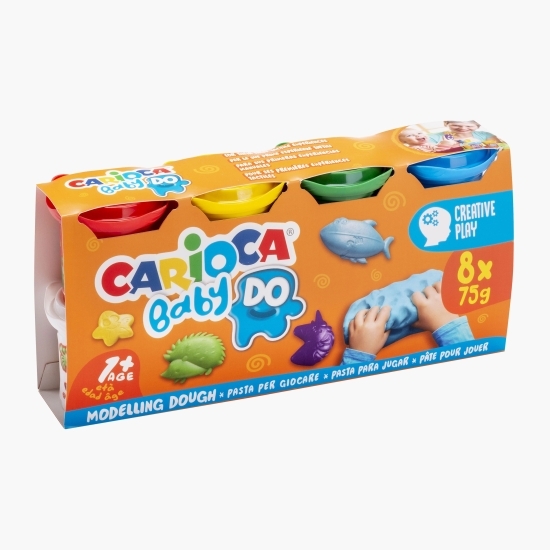 Plastilină Baby Dough, +1 an, 8x75g