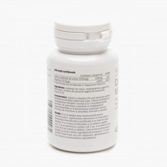 Calciu Vitamina D3 40 comprimate