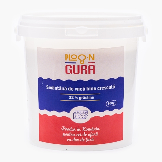 Smântână de vacă bine crescută 32% grăsime, 900g