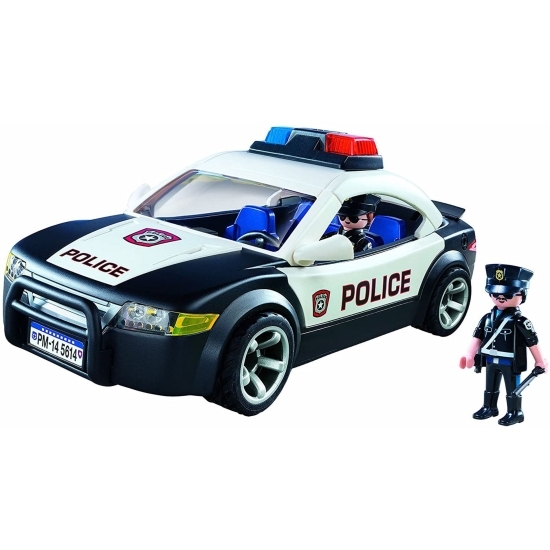 Set figurine - mașină de poliție, 3+ ani