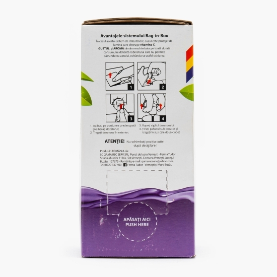 Suc de mere și aronia, bag in box 2l