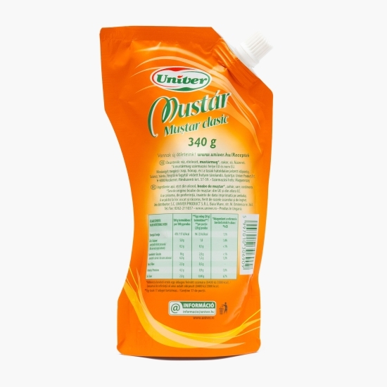 Muștar fără E-uri 340g