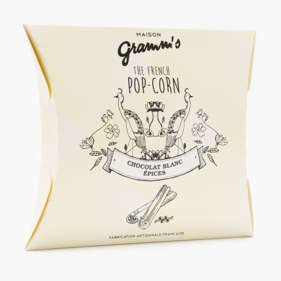 Popcorn caramel cu unt sărat, ciocolată albă și mirodenii 30g
