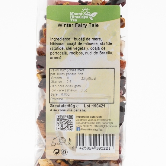 Ceai de fructe cu mere, trandafiri și portocale 50g