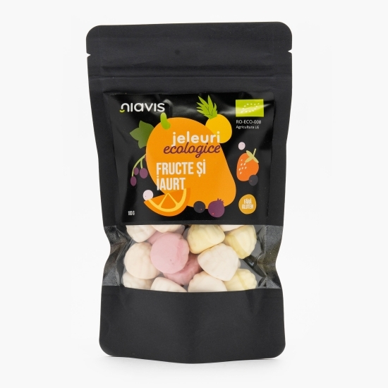 Jeleuri ecologice cu fructe și iaurt 100g