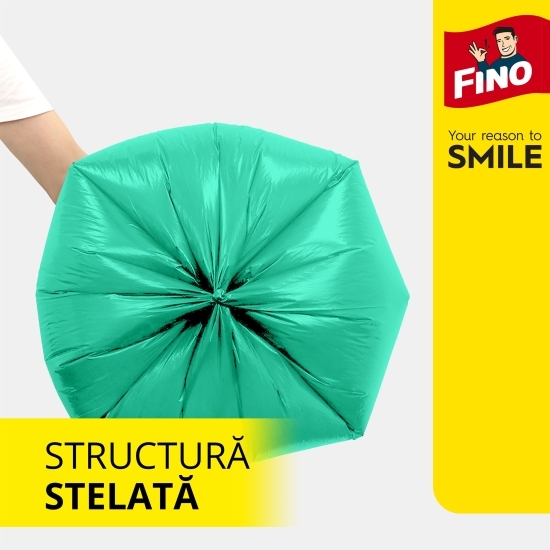 Saci menajeri cu mânere 35l, 100 buc