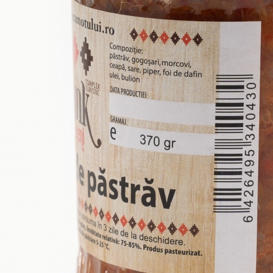 Zacuscă de păstrăv 370g