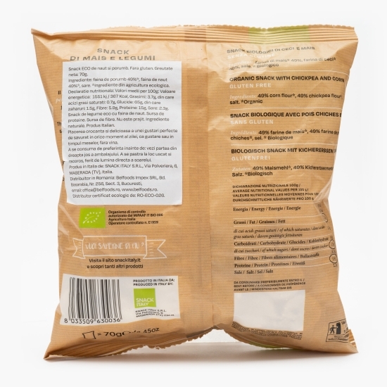 Snack eco de năut și porumb 70g