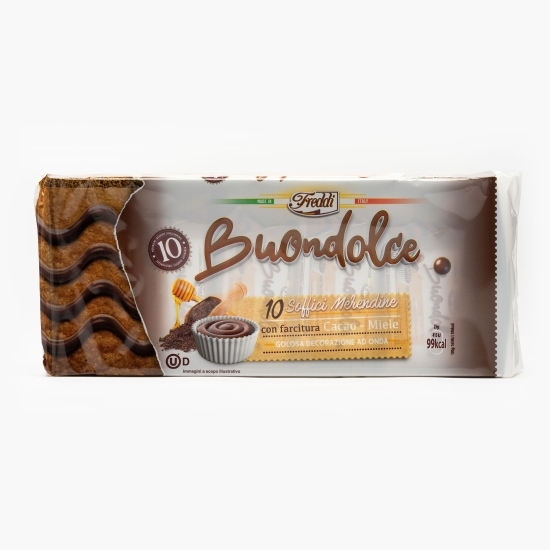 Prăjitură Buondolce cu aromă de cacao și miere 250g